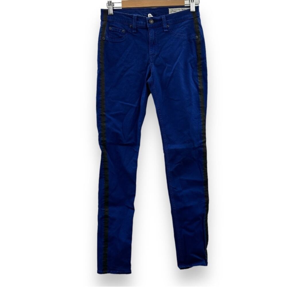 Rag & Bone for Intermix Limited Edition Lapis Tuxedo Royal Blue Legging Jeans 28